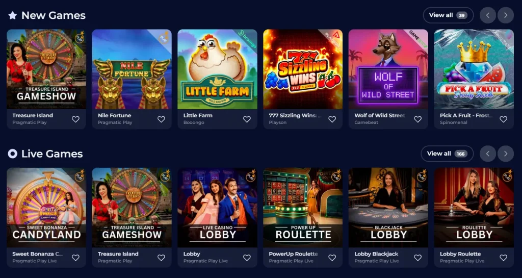Nine Casino Games